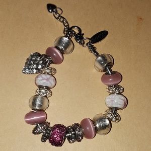 Pink Charm Bracelet
